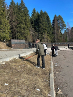 Субботник на Мемориале Славы
